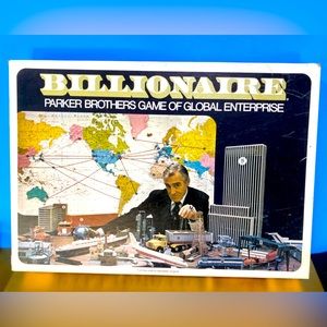 PARKER BROTHERS VINTAGE 1973 BILLIONAIRE BOARD GAME OF GLOBAL ENTERPRISE #43